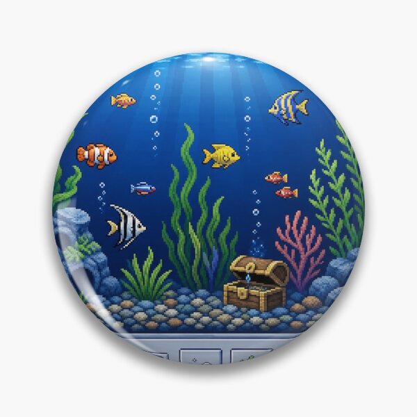 Item preview, Y2K Desktop Aquarium Screensaver designed and sold by MeanPanduh.