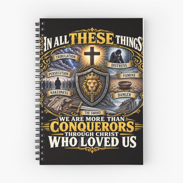Item preview, In All These Things we are More than Conquerors Through Christ designed and sold by TheBibleStop.