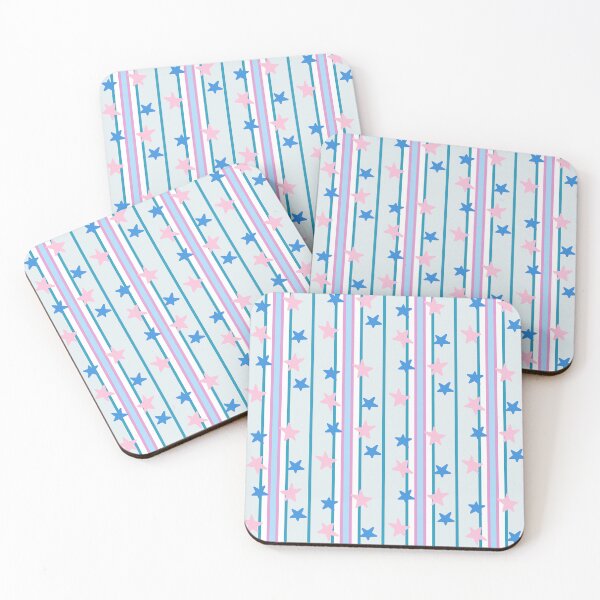 Item preview, Pink and Blue Star Stripe designed and sold by nurabear.