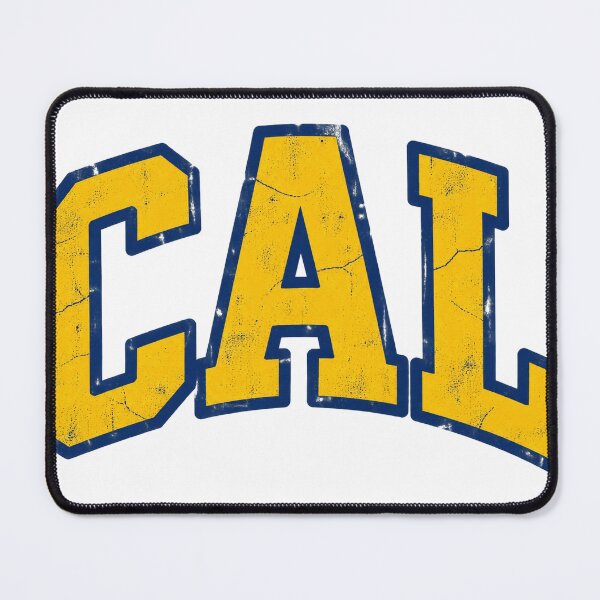Item preview, Cal Vintage Collegiate Distressed Golden Varsity Graphic Tee designed and sold by TM DESIGNS AND MORE.