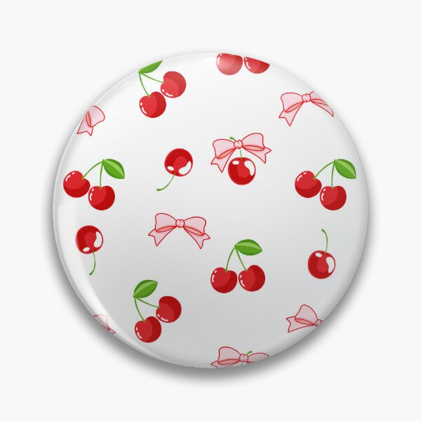 Item preview, Red Cherry and Cute Pink Bow designed and sold by nurabear.