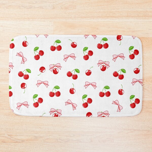 Item preview, Red Cherry and Cute Pink Bow designed and sold by nurabear.