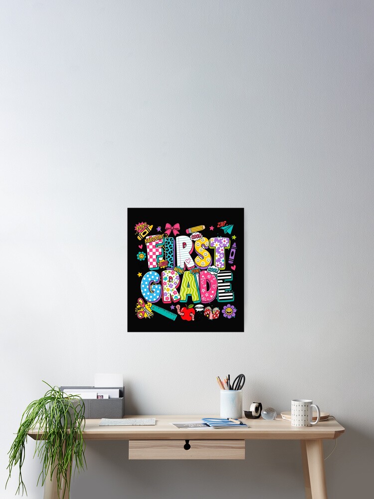 Thumbnail 2 of 3, Poster, First Grade designed and sold by BestCoolStuff.
