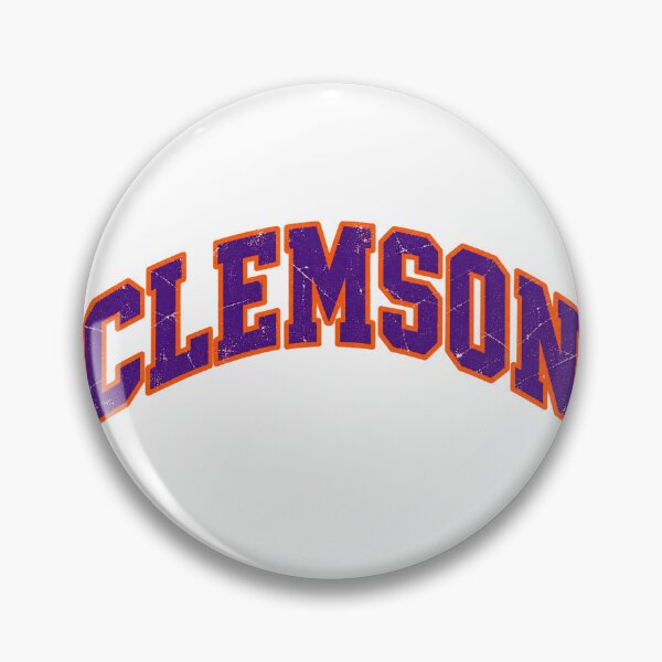 Item preview, Clemson Vintage Collegiate Distressed Arched University Graphic Tee designed and sold by TM DESIGNS AND MORE.