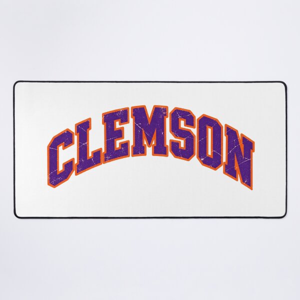 Item preview, Clemson Vintage Collegiate Distressed Arched University Graphic Tee designed and sold by TM DESIGNS AND MORE.