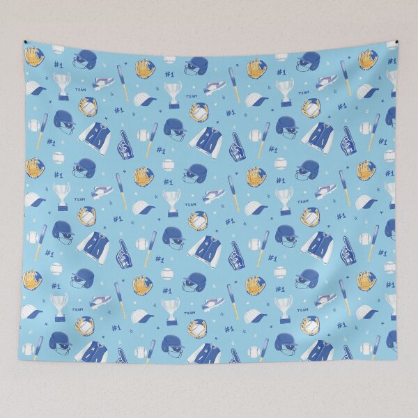 Item preview, Baby Blue Softball Fun Color designed and sold by nurabear.