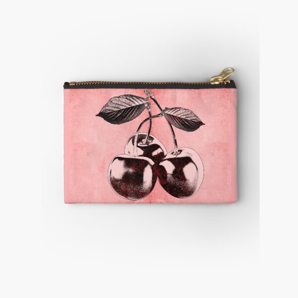 Item preview, Dark Red Cherries Three Fruit Stem Leaves Botanical Still Life designed and sold by Ghoul Enterprises.