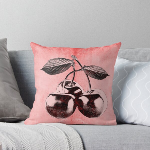 Item preview, Dark Red Cherries Three Fruit Stem Leaves Botanical Still Life designed and sold by Ghoul Enterprises.