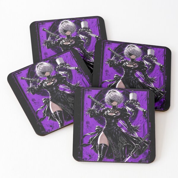 Item preview, Purple Cyber Warrior Anime Art designed and sold by InspireArtI.