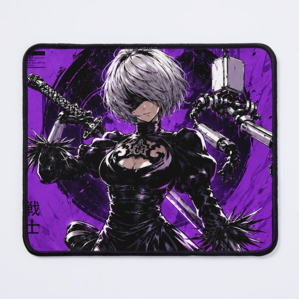 Item preview, Purple Cyber Warrior Anime Art designed and sold by InspireArtI.