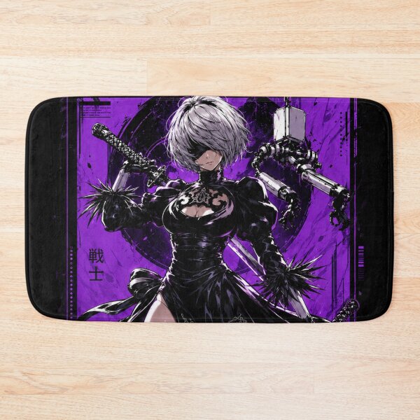 Item preview, Purple Cyber Warrior Anime Art designed and sold by InspireArtI.