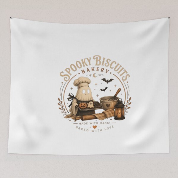 Item preview, Spooky biscuits bakery  designed and sold by Leo Bennett.
