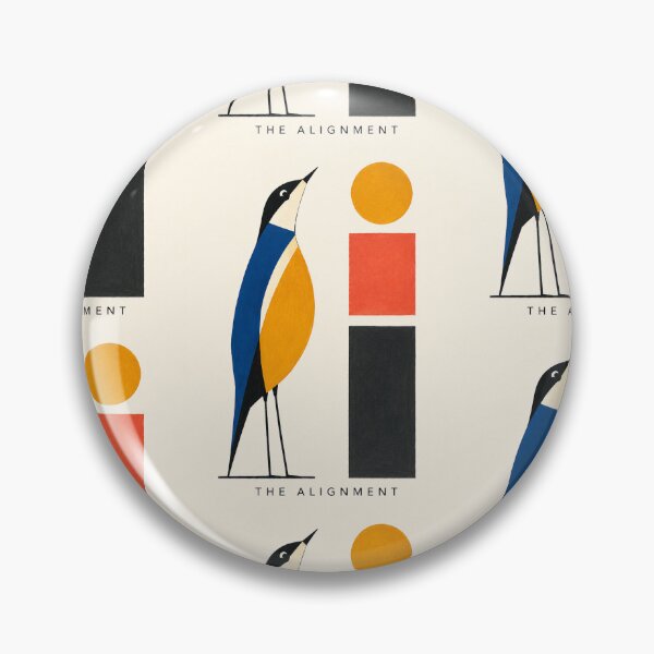 Item preview, The Alignment Modern Abstract Bird Art Print designed and sold by Filora Atelier | Bird Art.