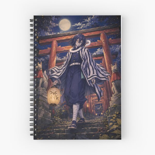 Item preview, Obanai Iguro Demon Slayer Moonlit Torii Path designed and sold by mildaclairmo.