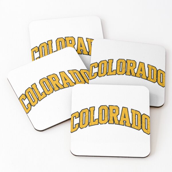 Item preview, Colorado Vintage Collegiate Distressed Varsity State Graphic Tee designed and sold by TM DESIGNS AND MORE.