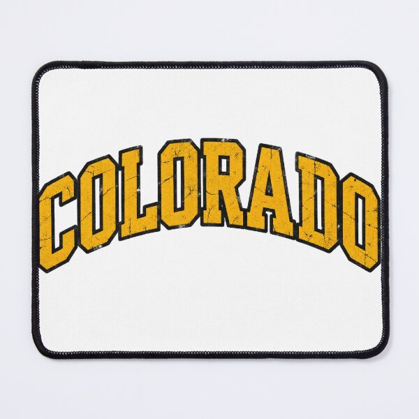 Item preview, Colorado Vintage Collegiate Distressed Varsity State Graphic Tee designed and sold by TM DESIGNS AND MORE.