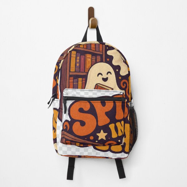 Item preview, Spirits in the Stacks Retro Ghosts in the Library designed and sold by BoosterShop.