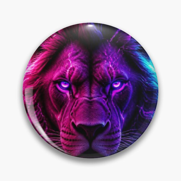 Item preview, MULTICOLORED LION designed and sold by CarnivoreGifts.