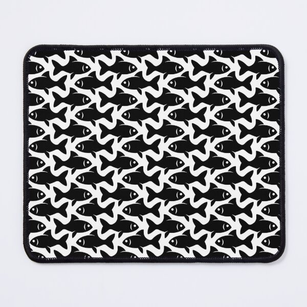 Item preview, Fish Pattern (black on white) designed and sold by JMParadis.