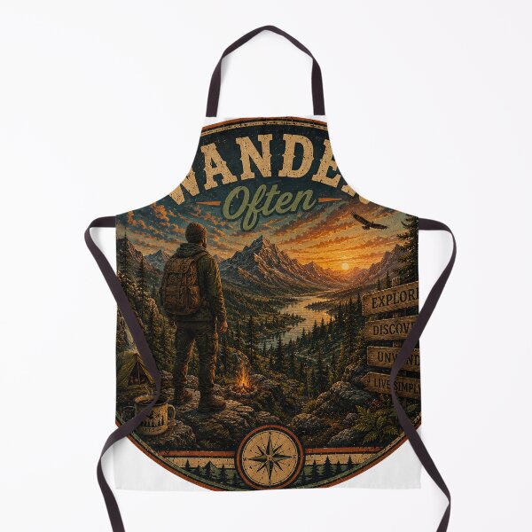 Item preview, Wander Often Mountain Adventure designed and sold by SkyrishStudios.
