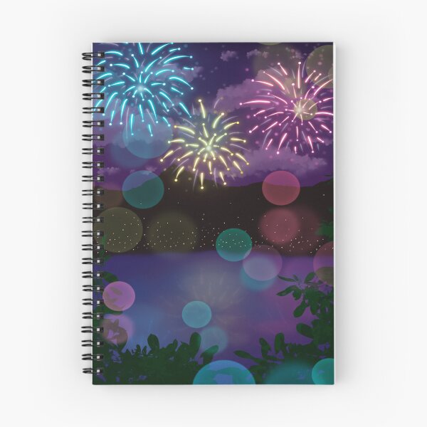 Item preview, Fireworks Over Lake designed and sold by TwistedTrip.