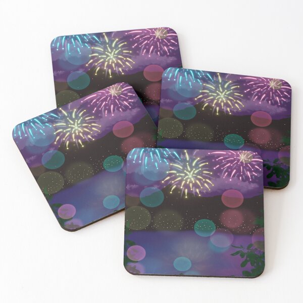 Item preview, Fireworks Over Lake designed and sold by TwistedTrip.