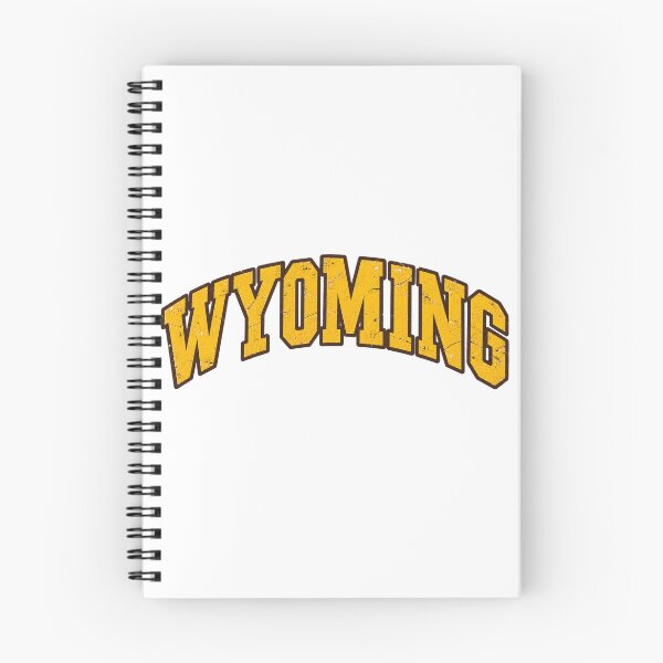 Item preview, Wyoming Vintage Collegiate Distressed Golden Varsity Graphic Tee designed and sold by TM DESIGNS AND MORE.