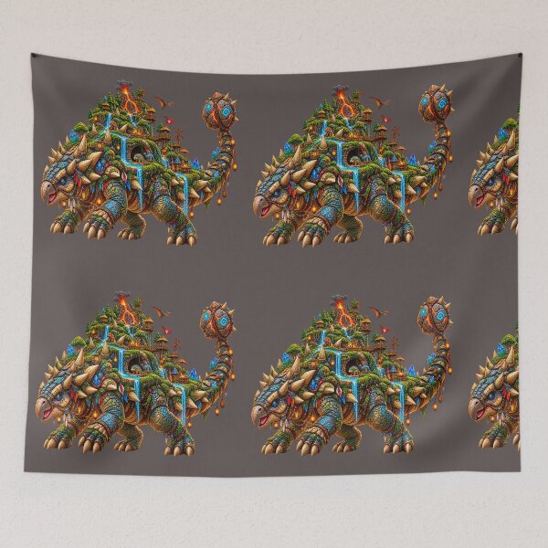 Item preview, Epic Ankylosaurus – Armored Dinosaur Guardian of the Lost World designed and sold by DoodleWorld Studio .