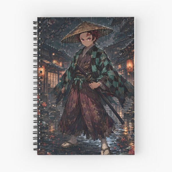 Item preview, Tanjiro Kamado Demon Slayer Rainy Lantern Wanderer designed and sold by mildaclairmo.