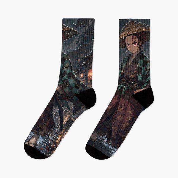 Item preview, Tanjiro Kamado Demon Slayer Rainy Lantern Wanderer designed and sold by mildaclairmo.