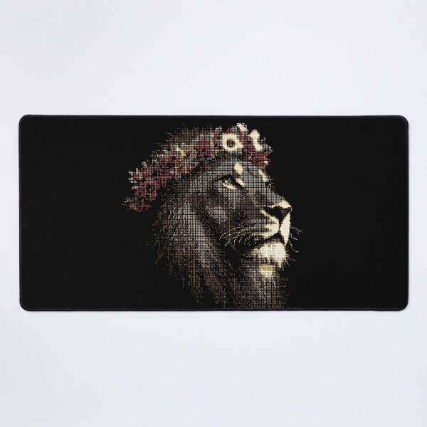 Item preview, Halftone Regal Lion King designed and sold by ClubVacay.