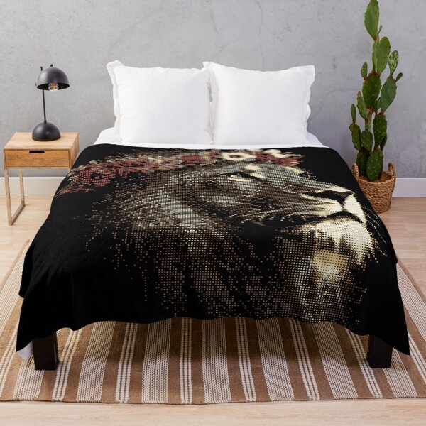 Item preview, Halftone Regal Lion King designed and sold by ClubVacay.