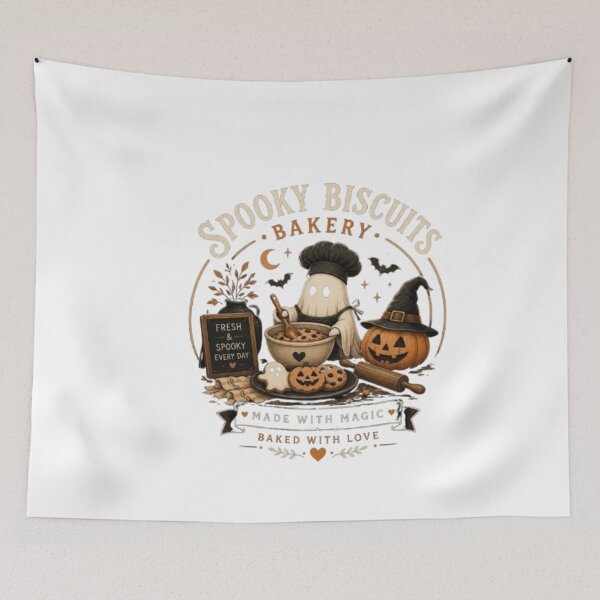 Item preview,  Spooky biscuits bakery  designed and sold by Leo Bennett.