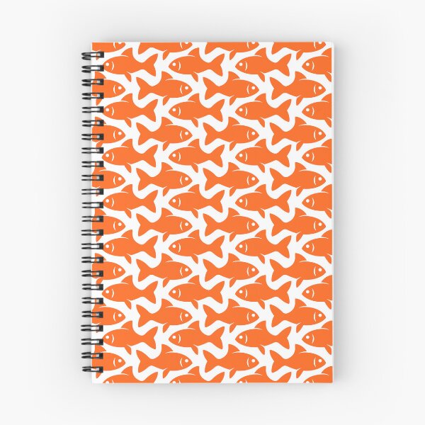 Item preview, Fish Pattern (orange on white) designed and sold by JMParadis.
