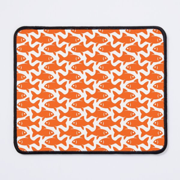 Item preview, Fish Pattern (orange on white) designed and sold by JMParadis.