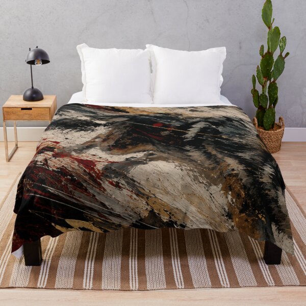 Item preview, Wild Freedom Wolf Abstract Luxury Art designed and sold by SHOCAMPOS DESIGNS .