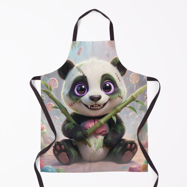 Item preview, Cute Baby Zombie Panda - Bamboo Brains Zombie Zoo Kawaii Animal designed and sold by ZombieZooCuties.