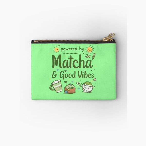 Item preview, Powered by Matcha & Good Vibes – Cute Matcha Lover Positive Vibes designed and sold by Grixel's Paang Gala Shop.