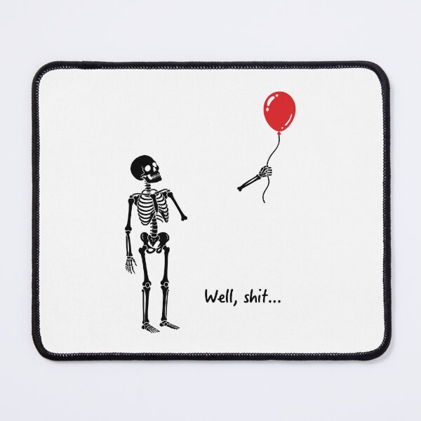 Item preview, Well Skeleton Holding Balloon Gothic Halloween designed and sold by KodiakMillyy.