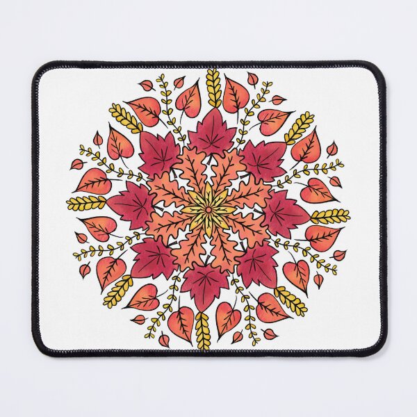 Item preview, Fall Leaves Mandala designed and sold by Julie Erin Designs.