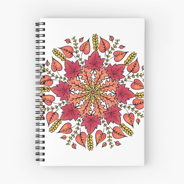Item preview, Fall Leaves Mandala designed and sold by Julie Erin Designs.