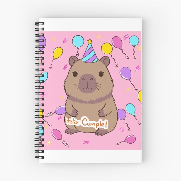 Item preview, Birthday capybara designed and sold by BunnySoftArt.