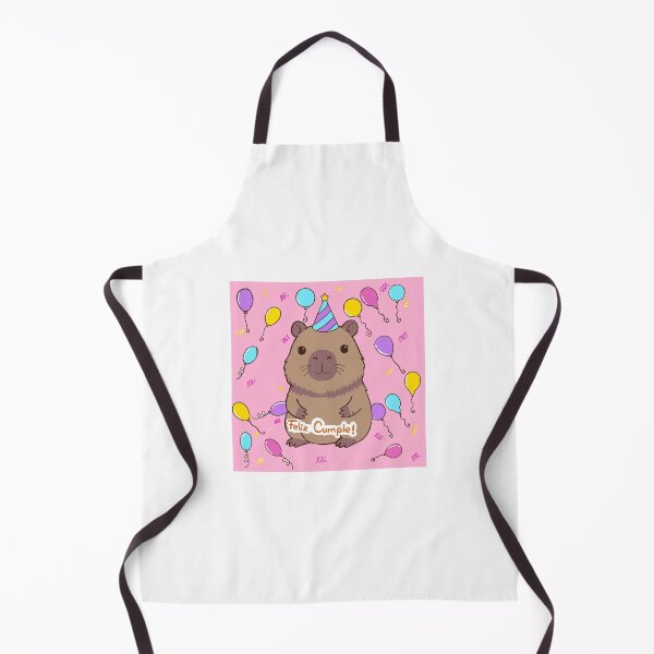 Item preview, Birthday capybara designed and sold by BunnySoftArt.