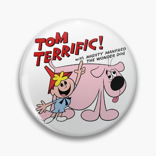 Item preview, Tom Terrific and Mighty Manfred the Wonder Dog Vintage Cartoon designed and sold by Deviant Logic Design.