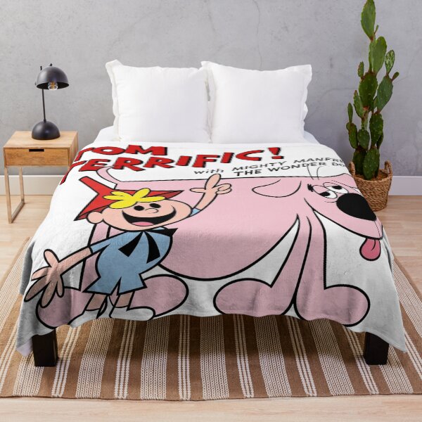 Item preview, Tom Terrific and Mighty Manfred the Wonder Dog Vintage Cartoon designed and sold by Deviant Logic Design.