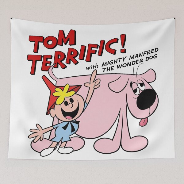 Item preview, Tom Terrific and Mighty Manfred the Wonder Dog Vintage Cartoon designed and sold by Deviant Logic Design.