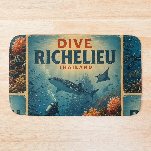 Item preview, RICHELIEU ROCK – Vintage Travel Poster. Thailand  designed and sold by Spirit of Siam.