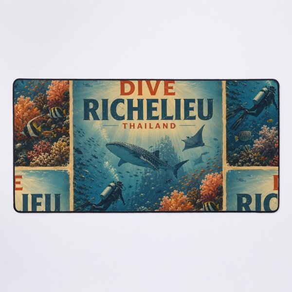 Item preview, RICHELIEU ROCK – Vintage Travel Poster. Thailand  designed and sold by Spirit of Siam.