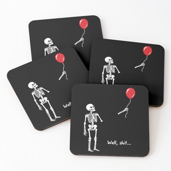 Item preview, Well Skeleton Holding Balloon Gothic Halloween 2 designed and sold by KodiakMillyy.
