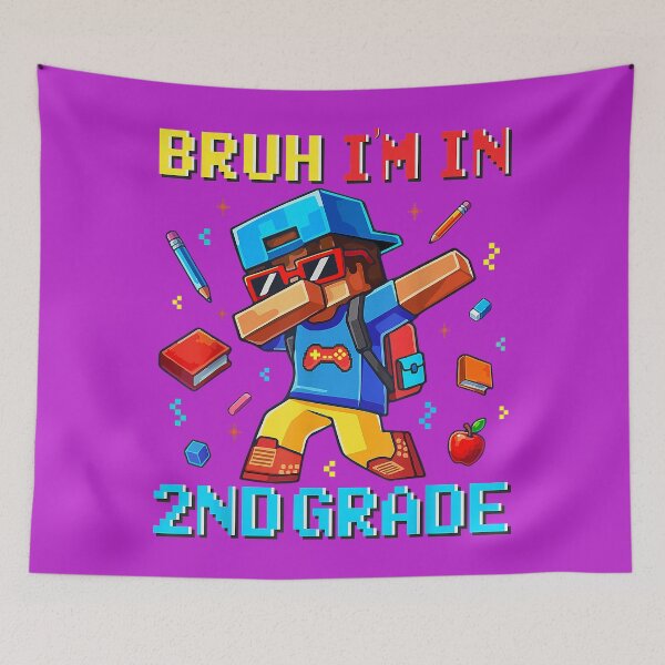 Item preview, Bruh I'm in 2nd Grade Dabbing Boys Kids Gamer Back to School designed and sold by melodycook.